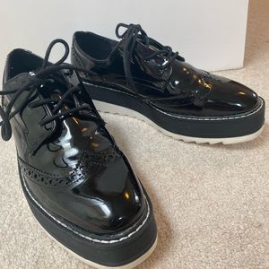 Zara Platform Oxford Shoes